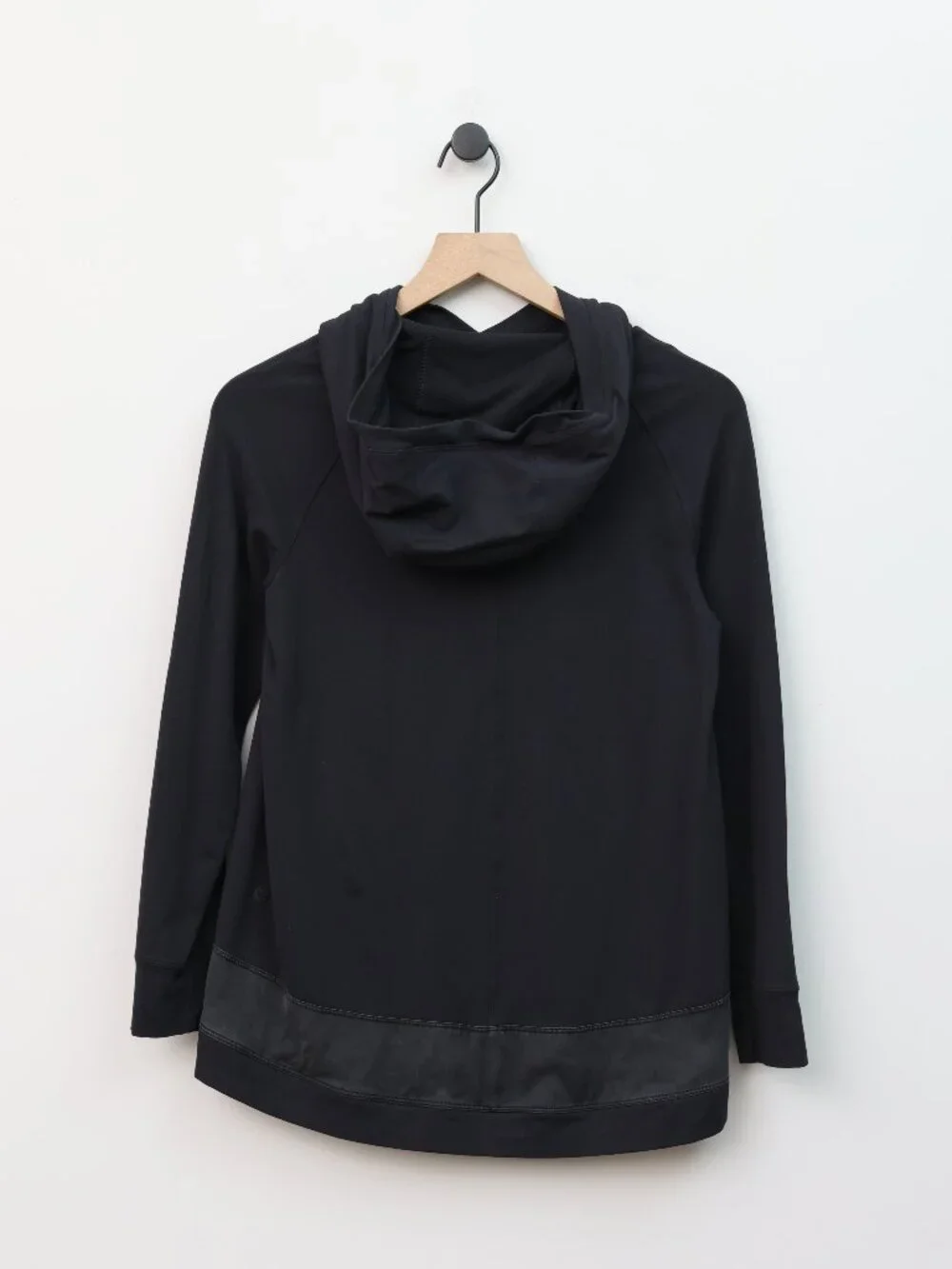 Lululemon Starting Place Hoodie Black Grey W3ABWS Womens Size 2